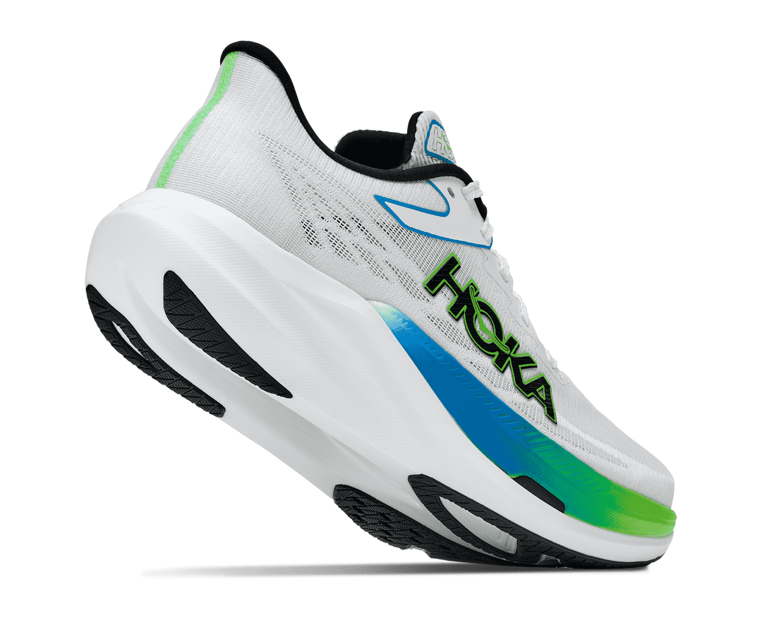 HOKA Unisex Rocket X 3 - FROST / ELECTRIC LIME
