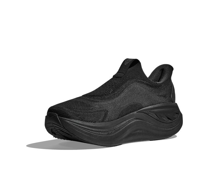 HOKA Men's Skyward Laceless - BLACK / BLACK