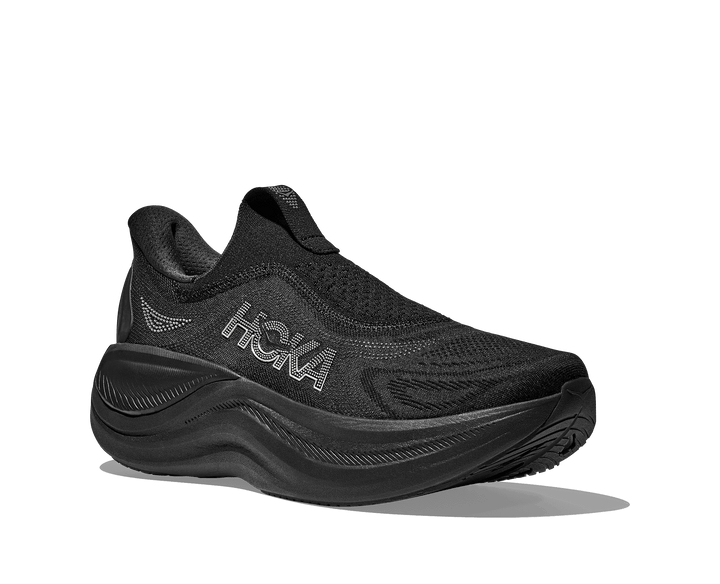 HOKA Men's Skyward Laceless - BLACK / BLACK