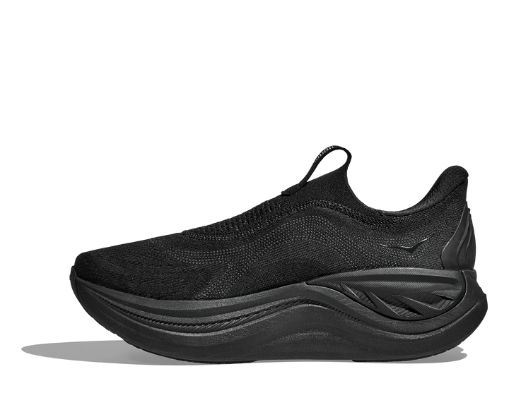 HOKA Men's Skyward Laceless - BLACK / BLACK