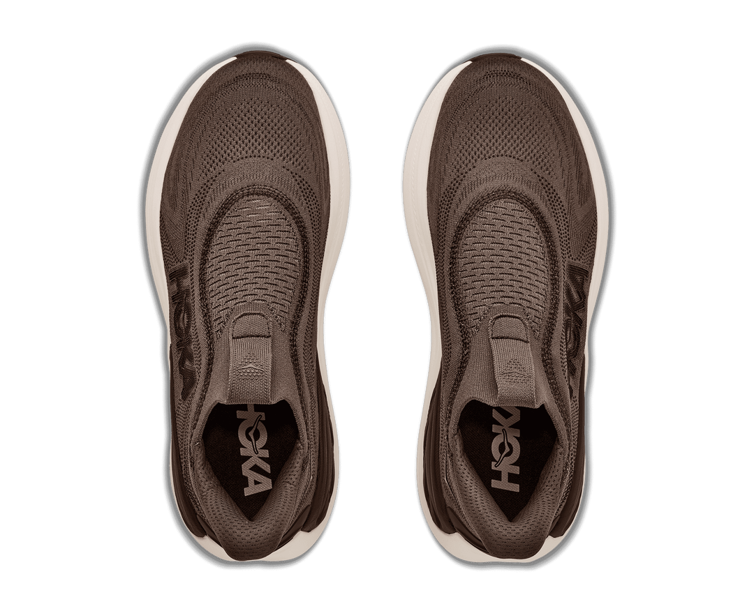 HOKA Men's Skyward Laceless - CLIFF GREY / CAST IRON