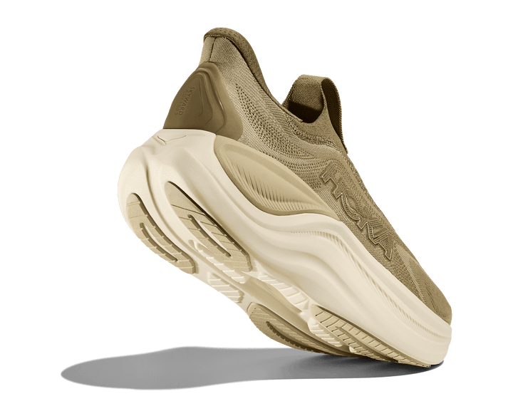 HOKA Men's Skyward Laceless - GRASSLAND / WILD MUSHROOM