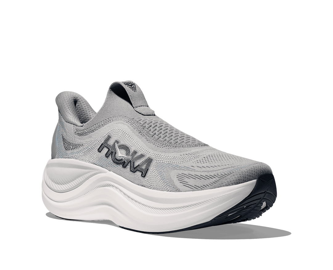 HOKA Men's Skyward Laceless - STARDUST / STELLAR GREY