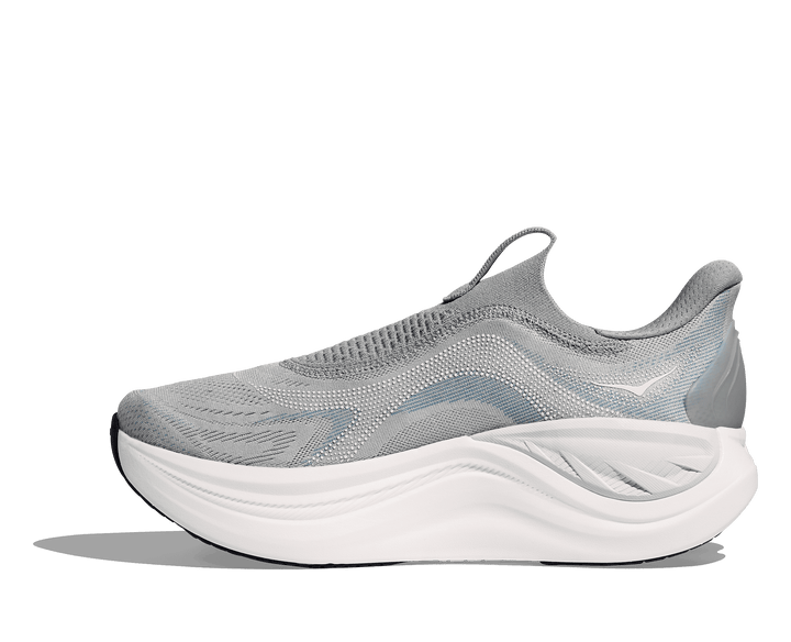 HOKA Men's Skyward Laceless - STARDUST / STELLAR GREY