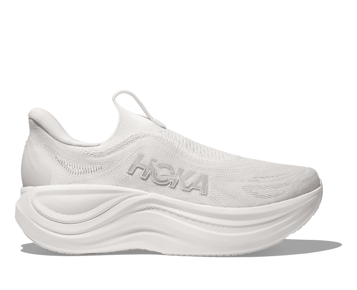 HOKA Men's Skyward Laceless - WHITE / WHITE