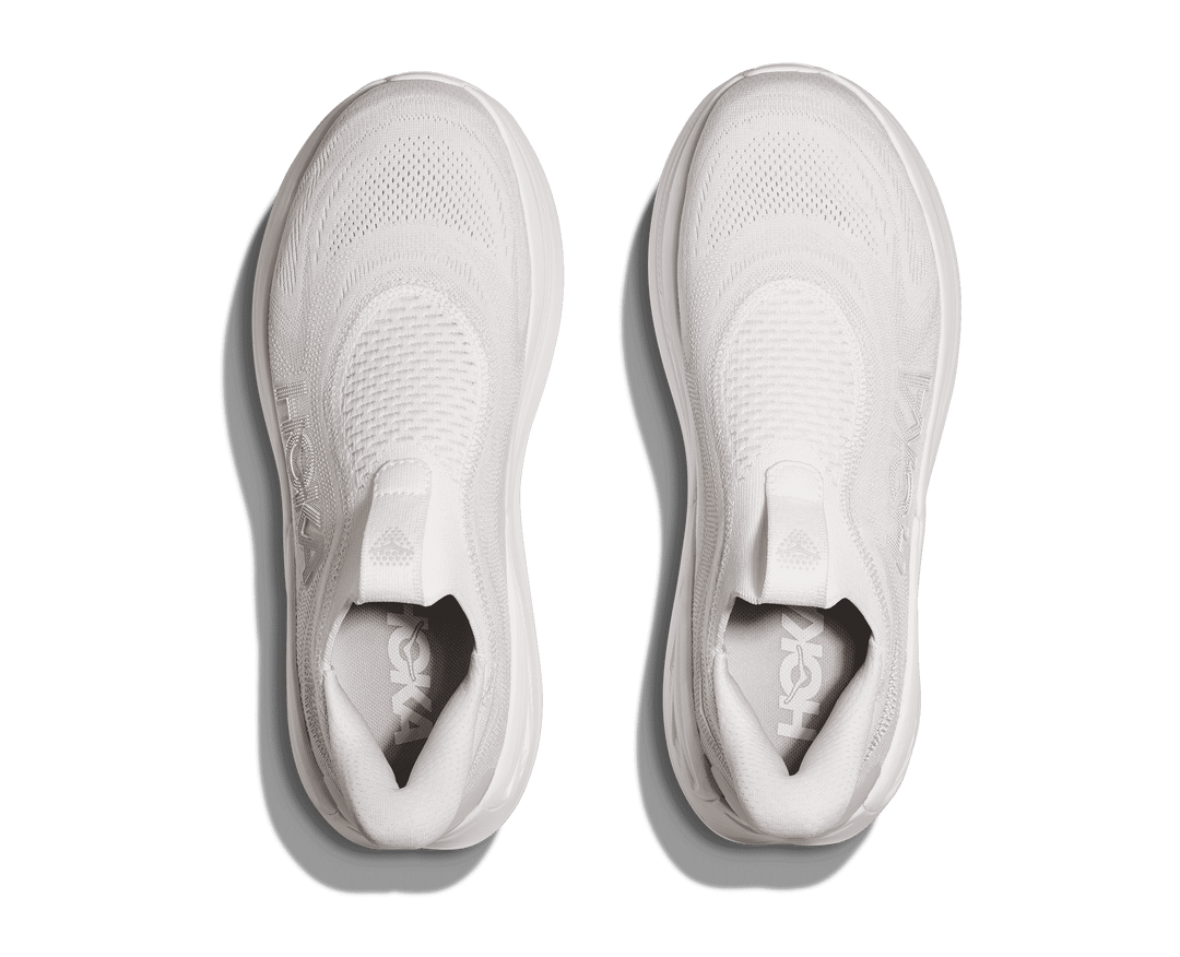 HOKA Men's Skyward Laceless - WHITE / WHITE