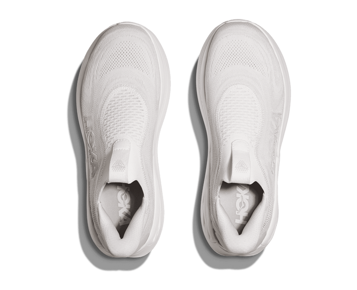 HOKA Men's Skyward Laceless - WHITE / WHITE