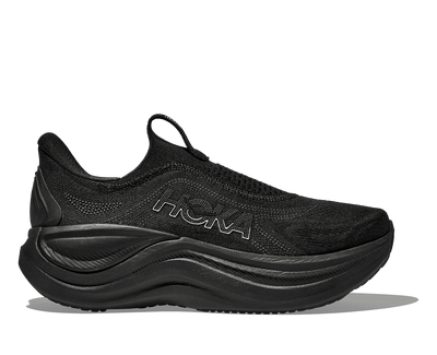 HOKA Women's Skyward Laceless - BLACK / BLACK