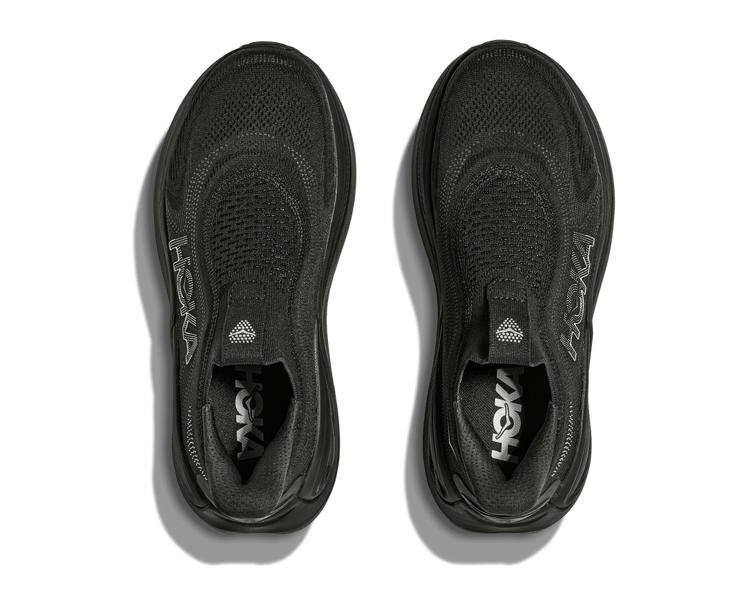 HOKA Women's Skyward Laceless - BLACK / BLACK