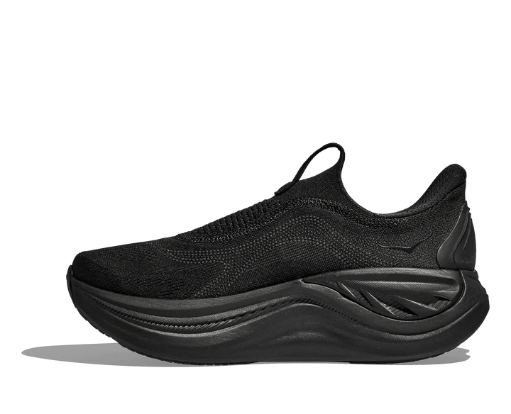 HOKA Women's Skyward Laceless - BLACK / BLACK