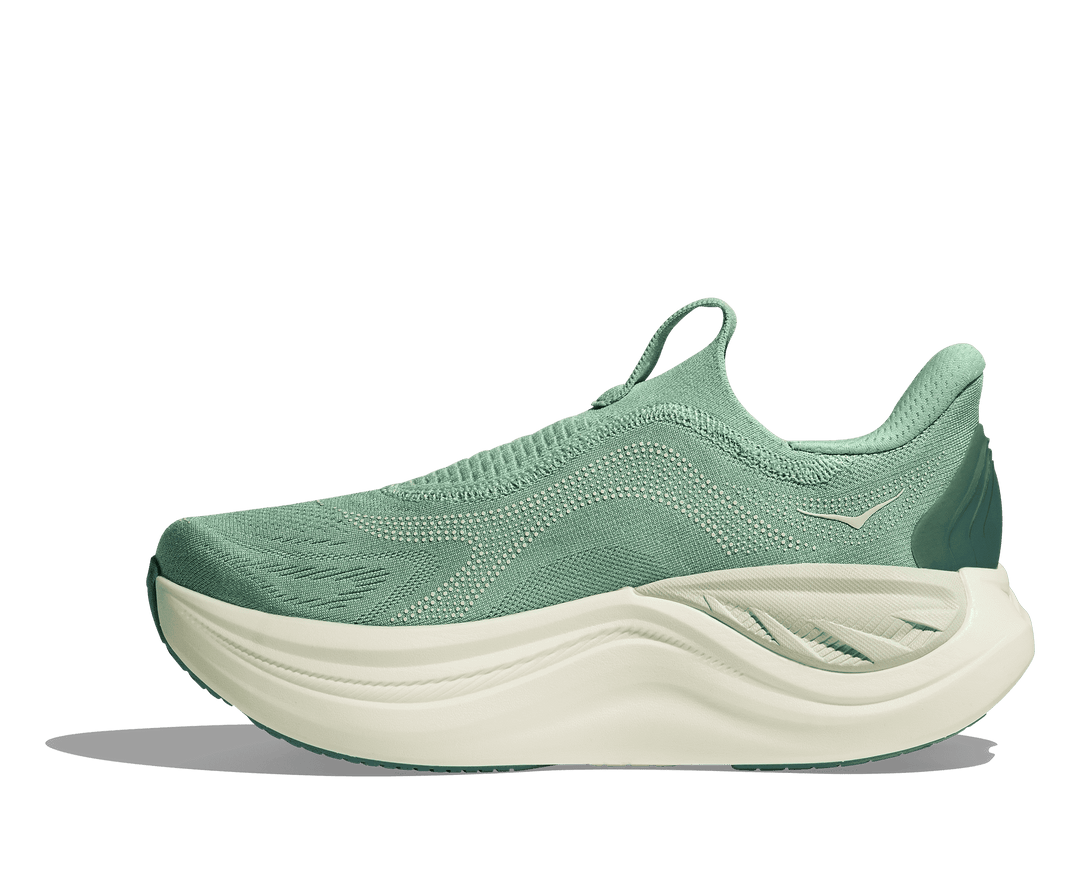 HOKA Women's Skyward Laceless - JADEITE / SEA GLASS