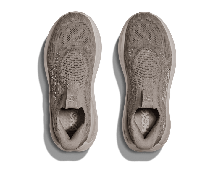 HOKA Women's Skyward Laceless - PUTTY / WHITE