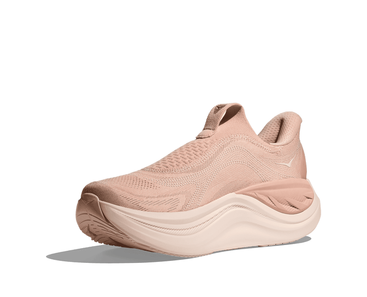 HOKA Women's Skyward Laceless - ROSE LATTE / ROSE CREAM