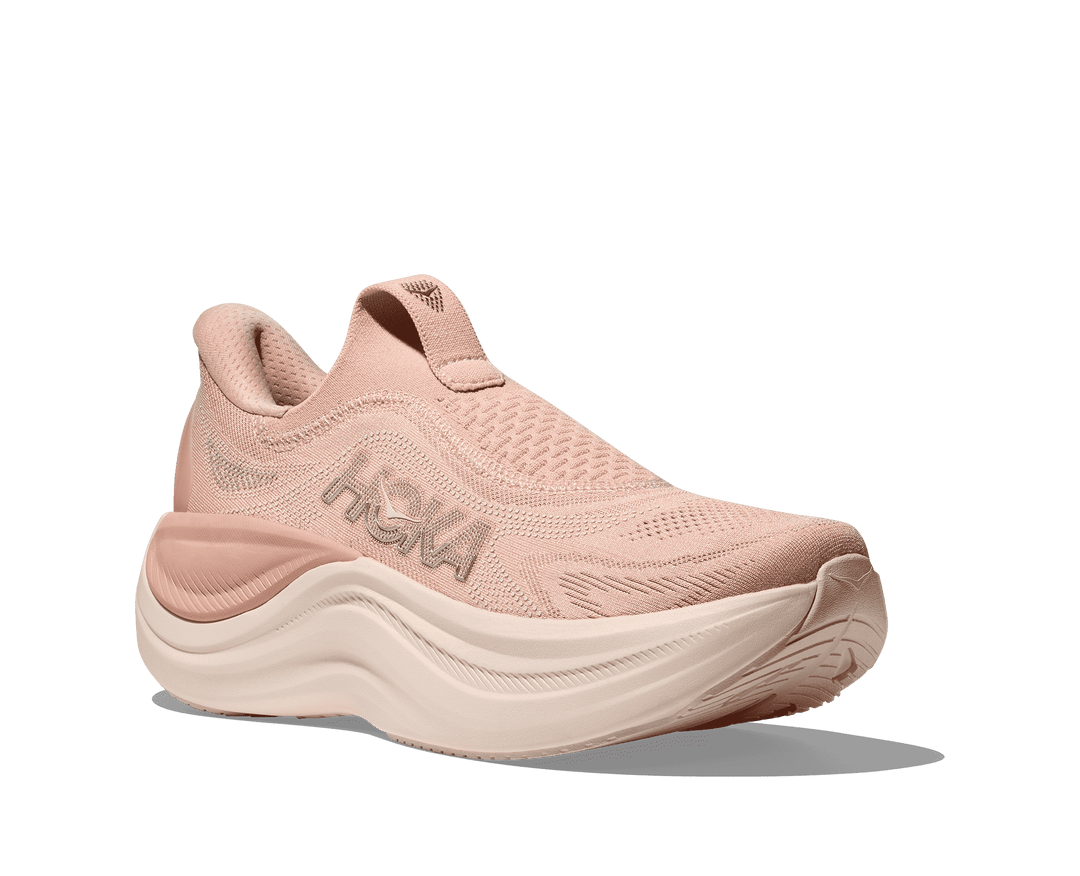 HOKA Women's Skyward Laceless - ROSE LATTE / ROSE CREAM