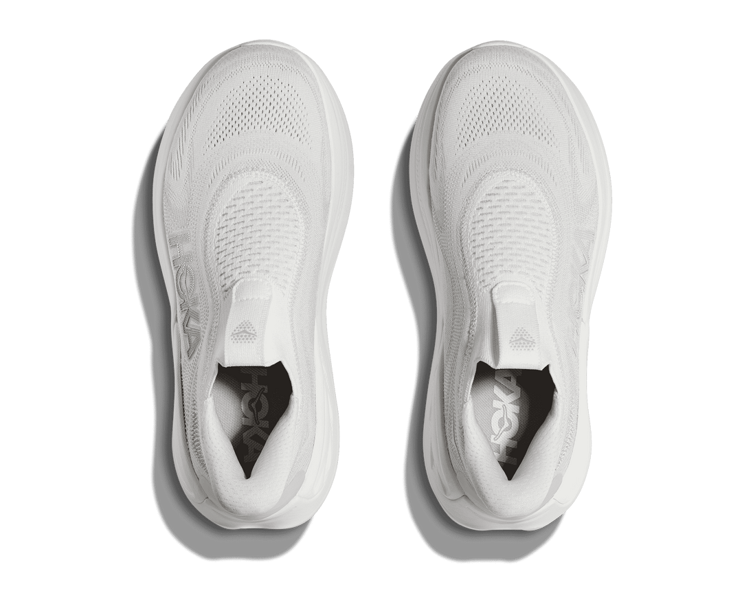 HOKA Women's Skyward Laceless - WHITE / WHITE