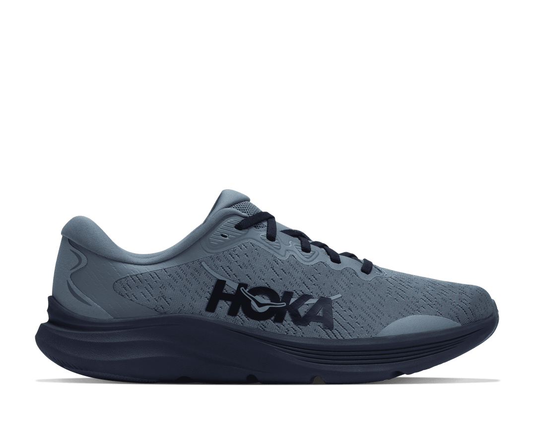 HOKA Men's Solimar 2 - SLATE BLUE / ELECTRIC AQUA
