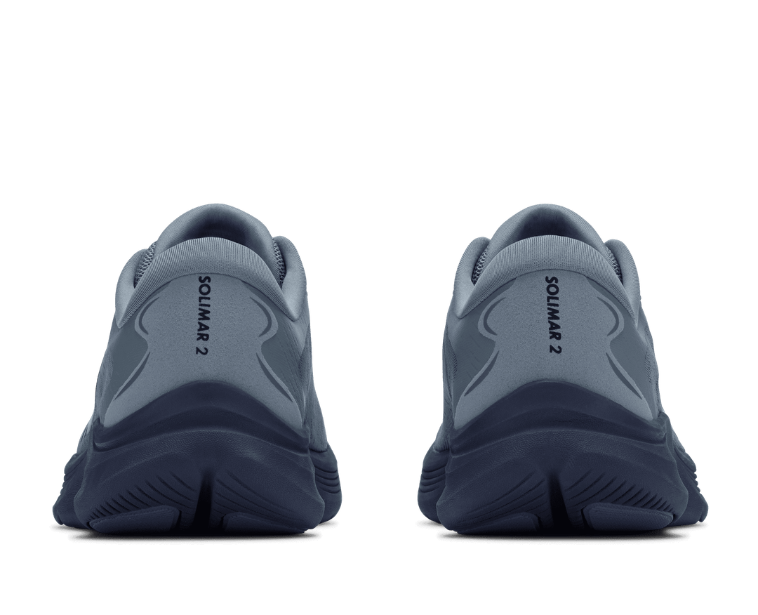 HOKA Men's Solimar 2 - SLATE BLUE / ELECTRIC AQUA
