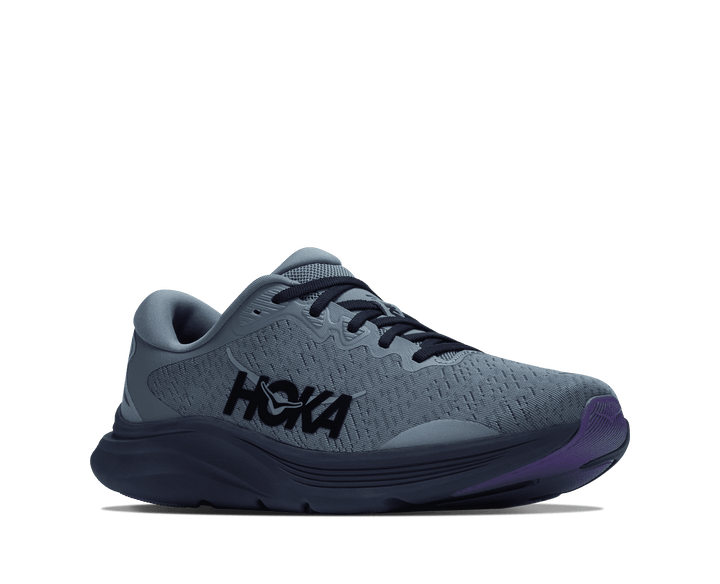 HOKA Men's Solimar 2 - SLATE BLUE / ELECTRIC AQUA