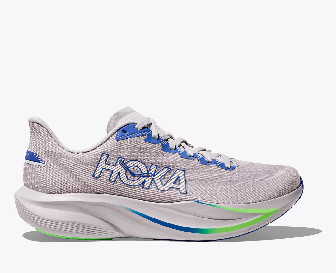 HOKA Men's Mach 7 - ASH GREY / COBALT BLUE