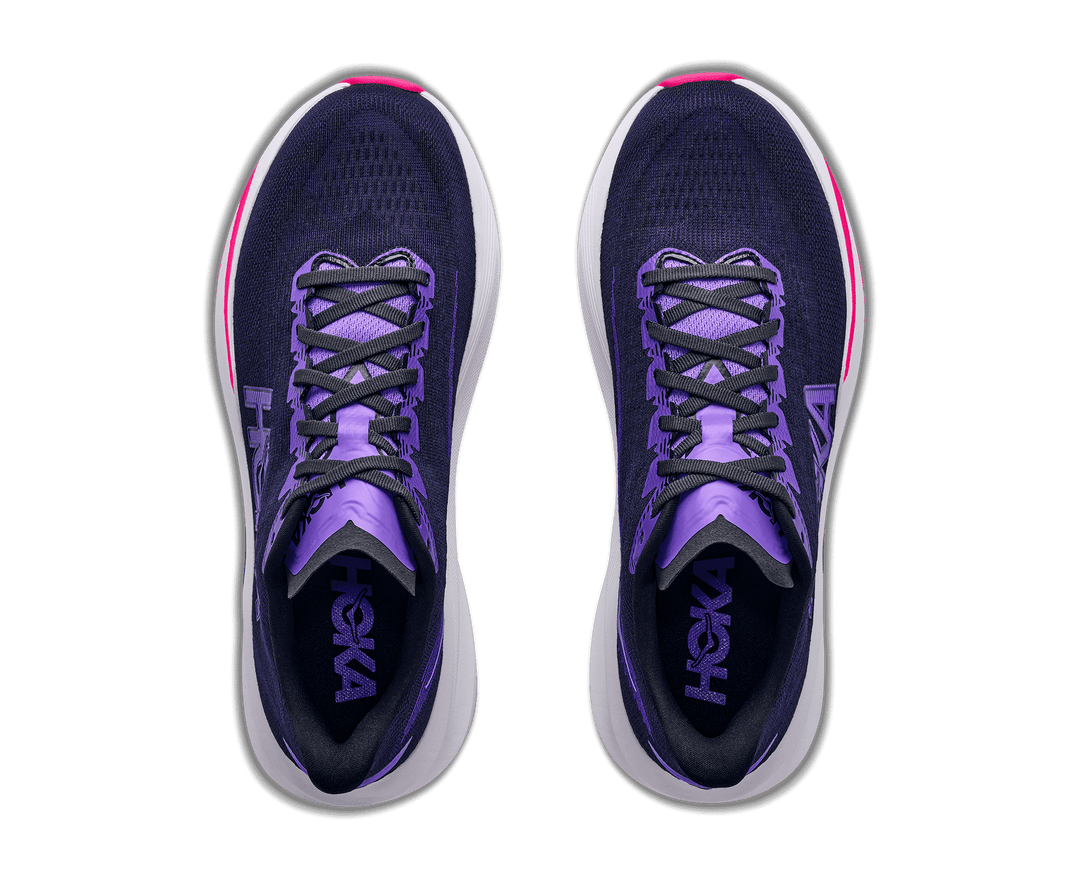 HOKA Men's Mach 7 - CARBON BLACK / COSMIC PURPLE