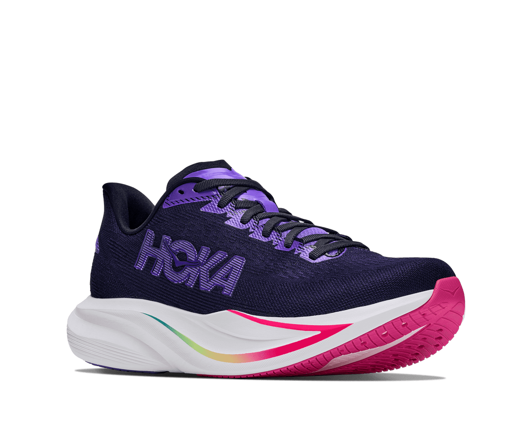HOKA Men's Mach 7 - CARBON BLACK / COSMIC PURPLE