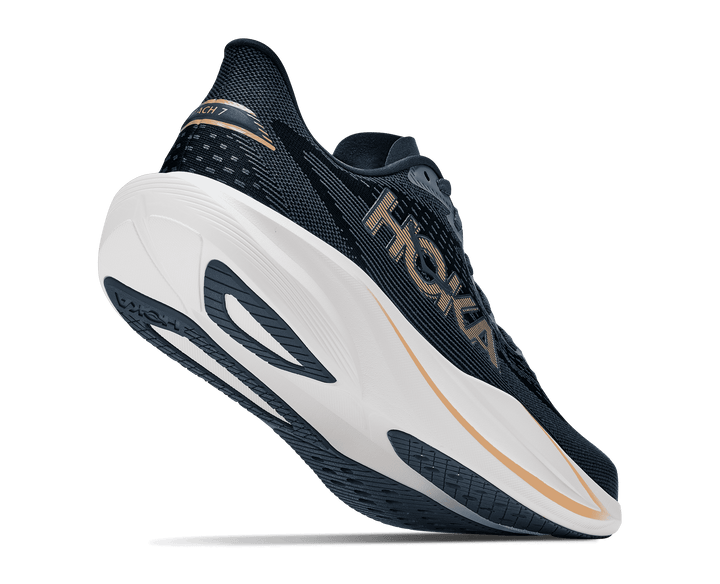HOKA Men's Mach 7 - FADED NAVY / GOLD