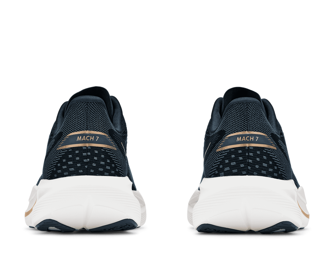 HOKA Men's Mach 7 - FADED NAVY / GOLD