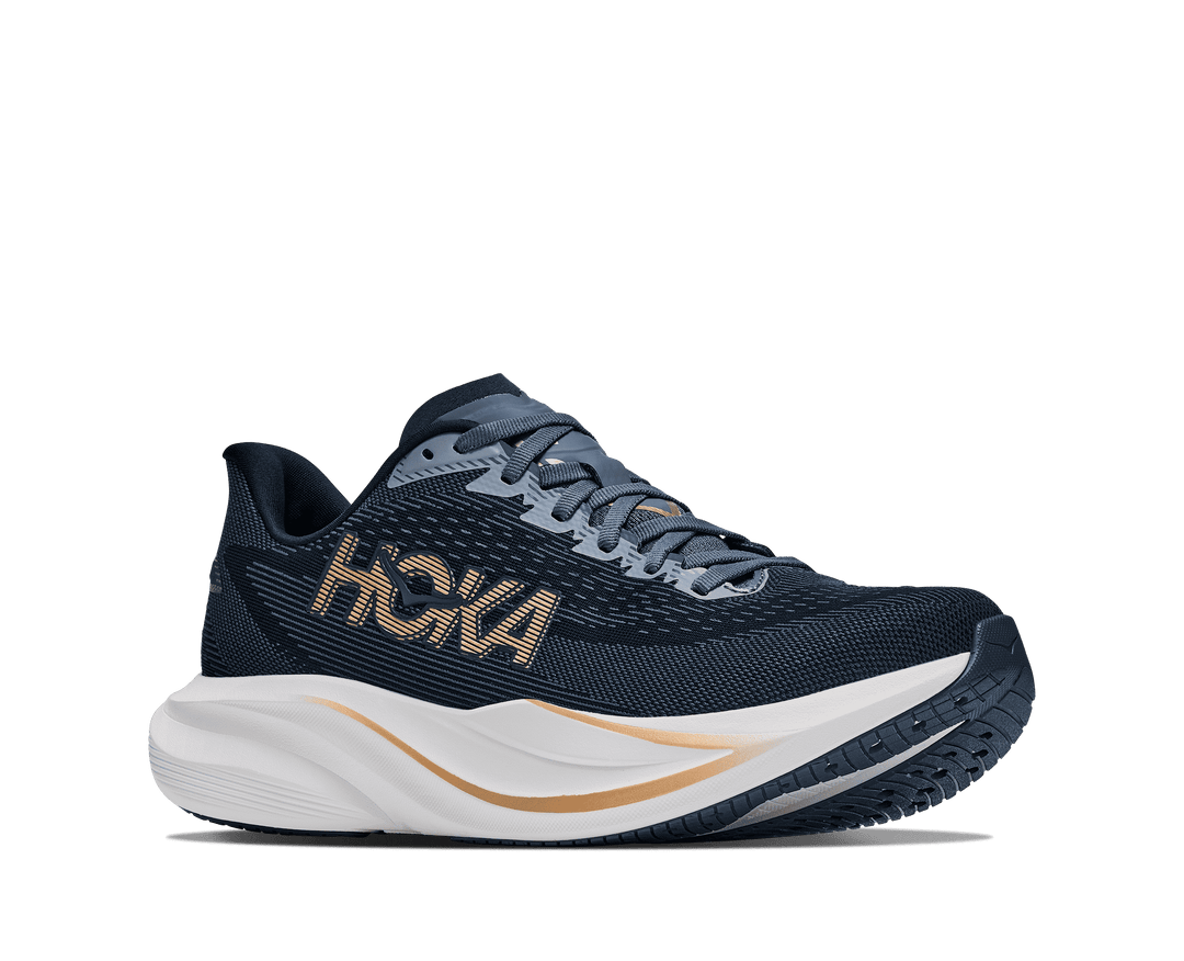 HOKA Men's Mach 7 - FADED NAVY / GOLD