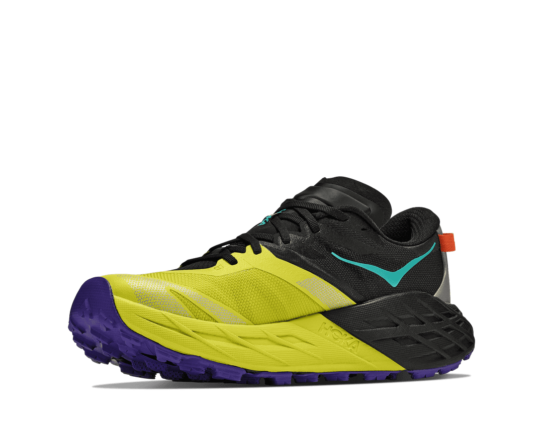 HOKA Men's Speedgoat 7 - BLACK / HOKA CITRUS