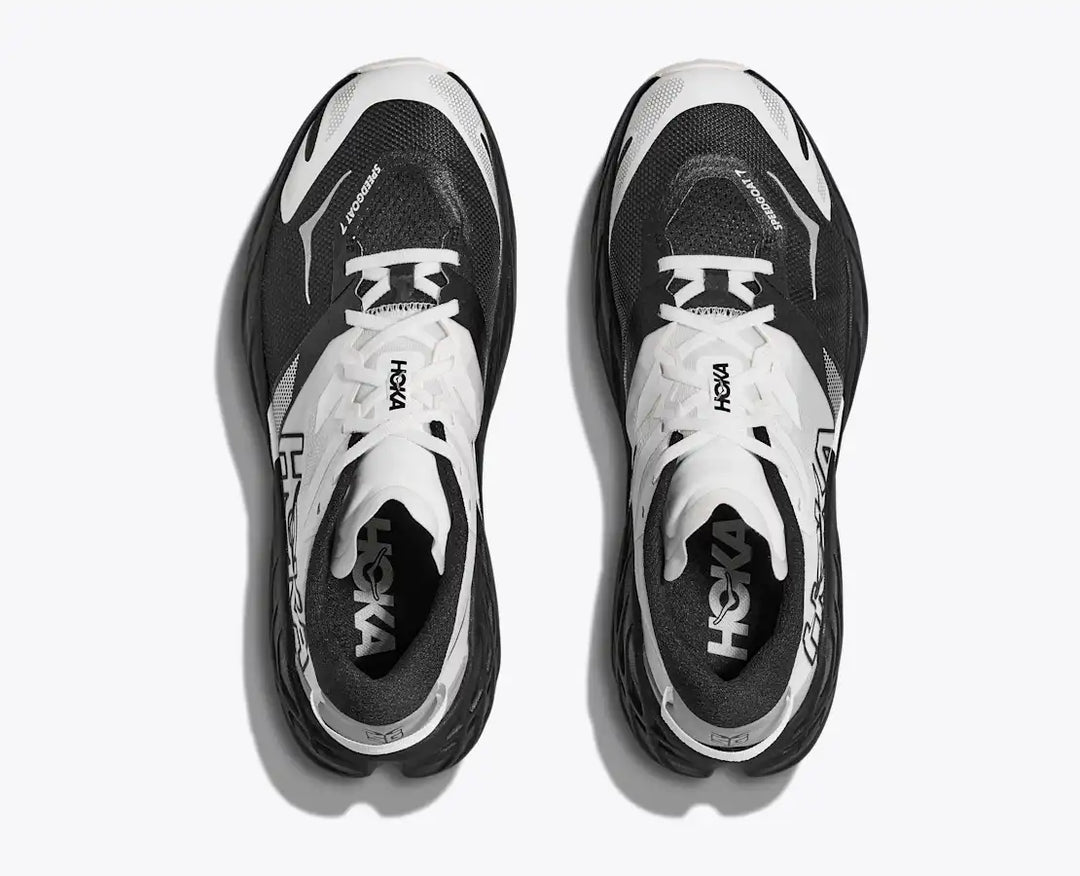 HOKA Men's Speedgoat 7 - BLACK / WHITE
