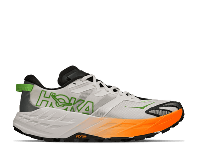 HOKA Men's Speedgoat 7 - FROST / NEON TANGERINE