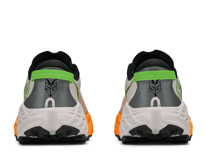 HOKA Men's Speedgoat 7 - FROST / NEON TANGERINE