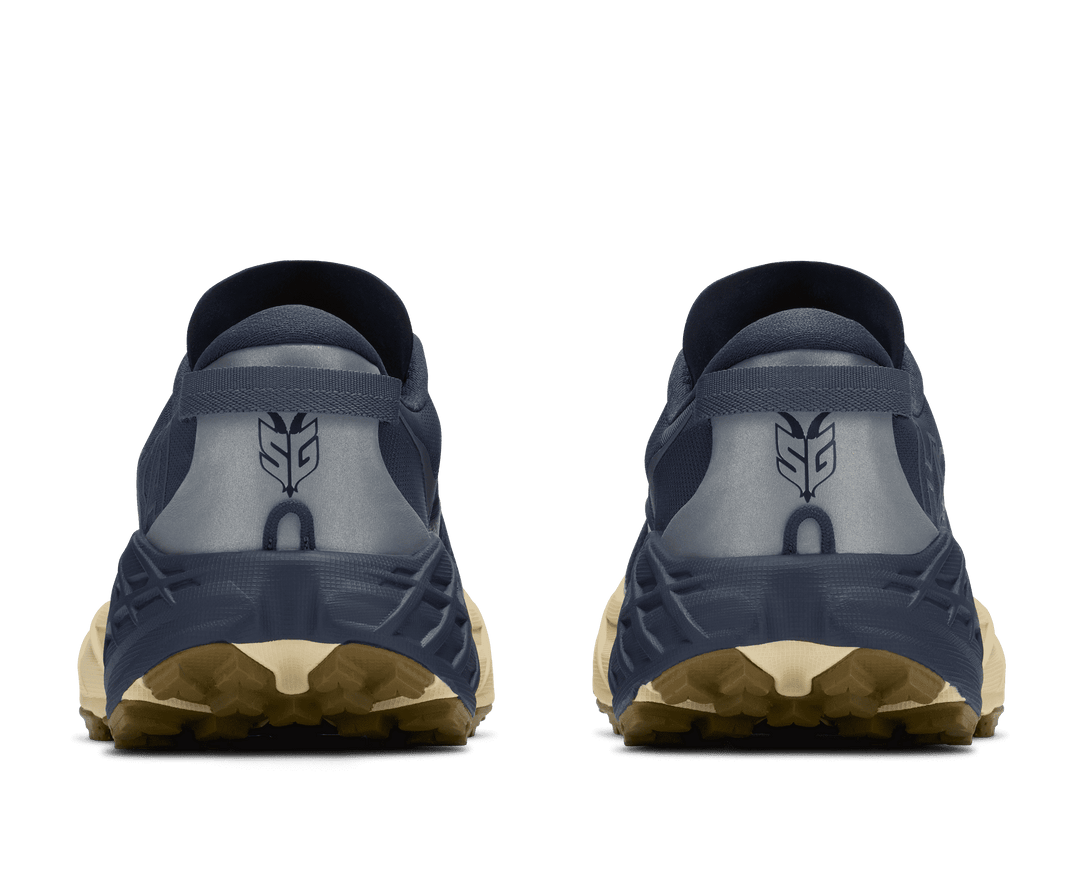 HOKA Men's Speedgoat 7 - VARSITY NAVY / BARLEY FLOUR