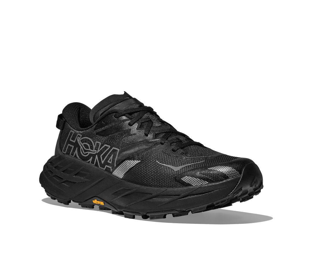 HOKA Men's Speedgoat 7 - BLACK / OUTER ORBIT (Wide)