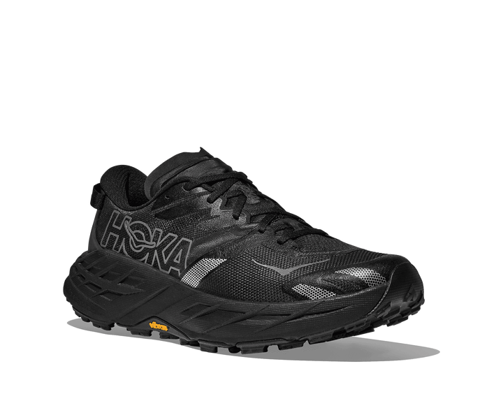 HOKA Men's Speedgoat 7 - BLACK / OUTER ORBIT (Wide)