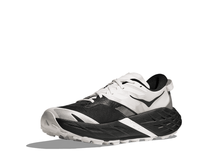 HOKA Men's Speedgoat 7 - BLACK / WHITE (Wide)