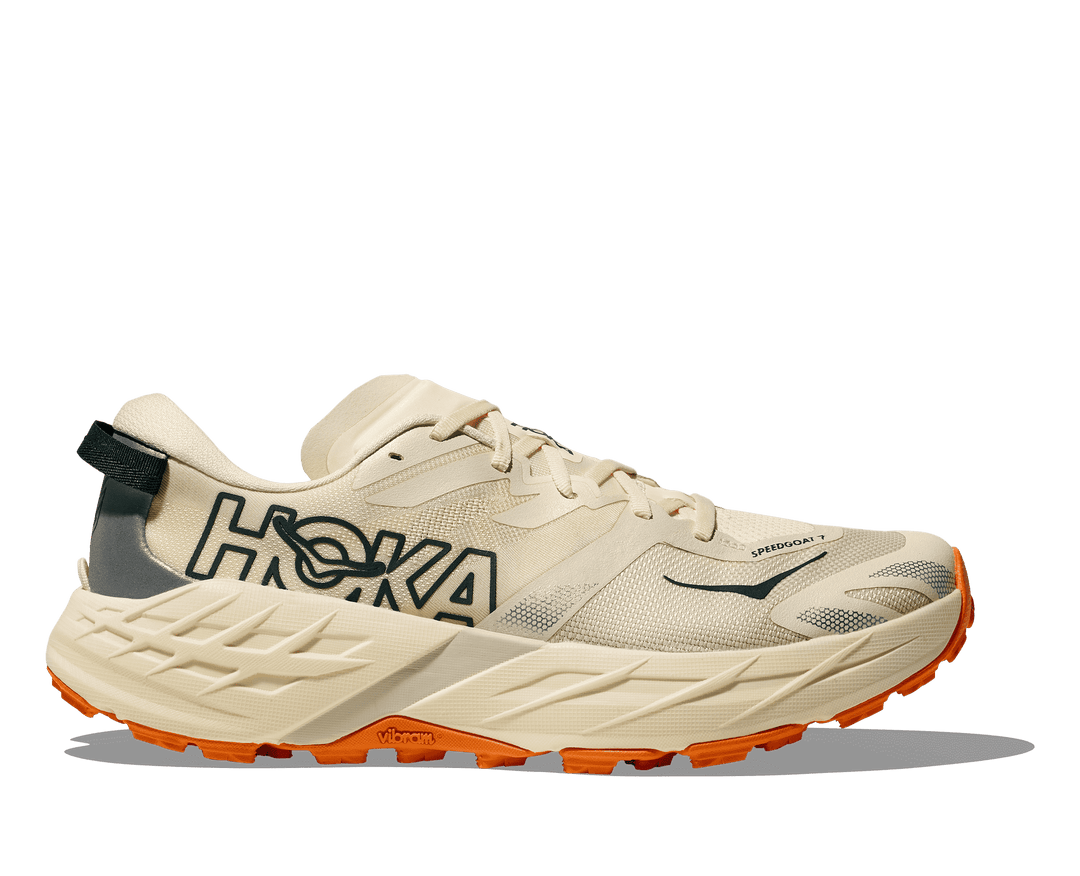 HOKA Men's Speedgoat 7 - VINTAGE YELLOW / TURMERIC (Wide)