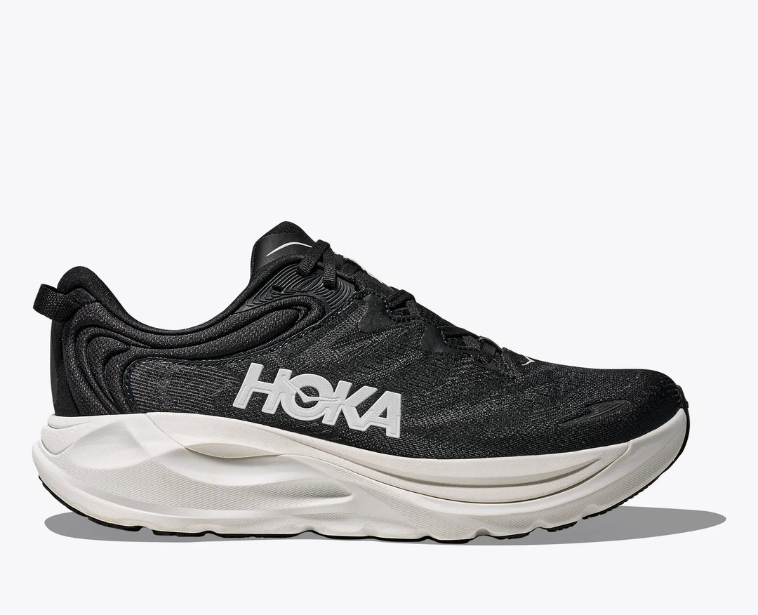 HOKA Men's Gaviota 6 - BLACK / WHITE (Wide)