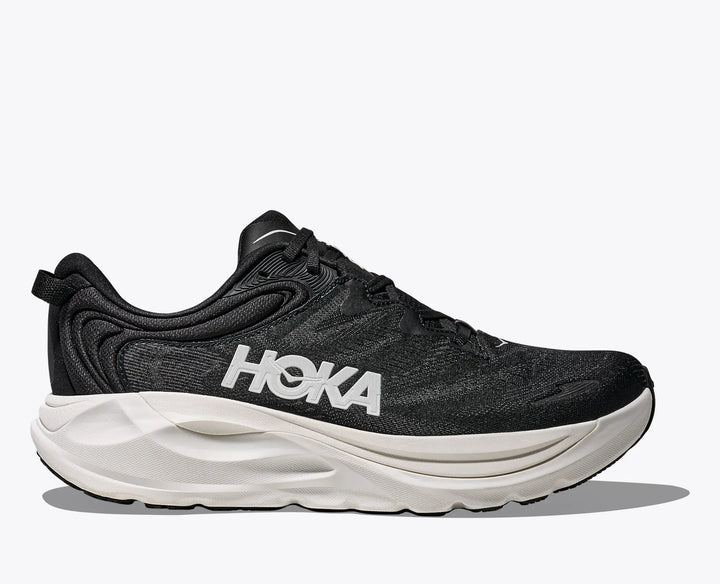 HOKA Men's Gaviota 6 - BLACK / WHITE (Wide)
