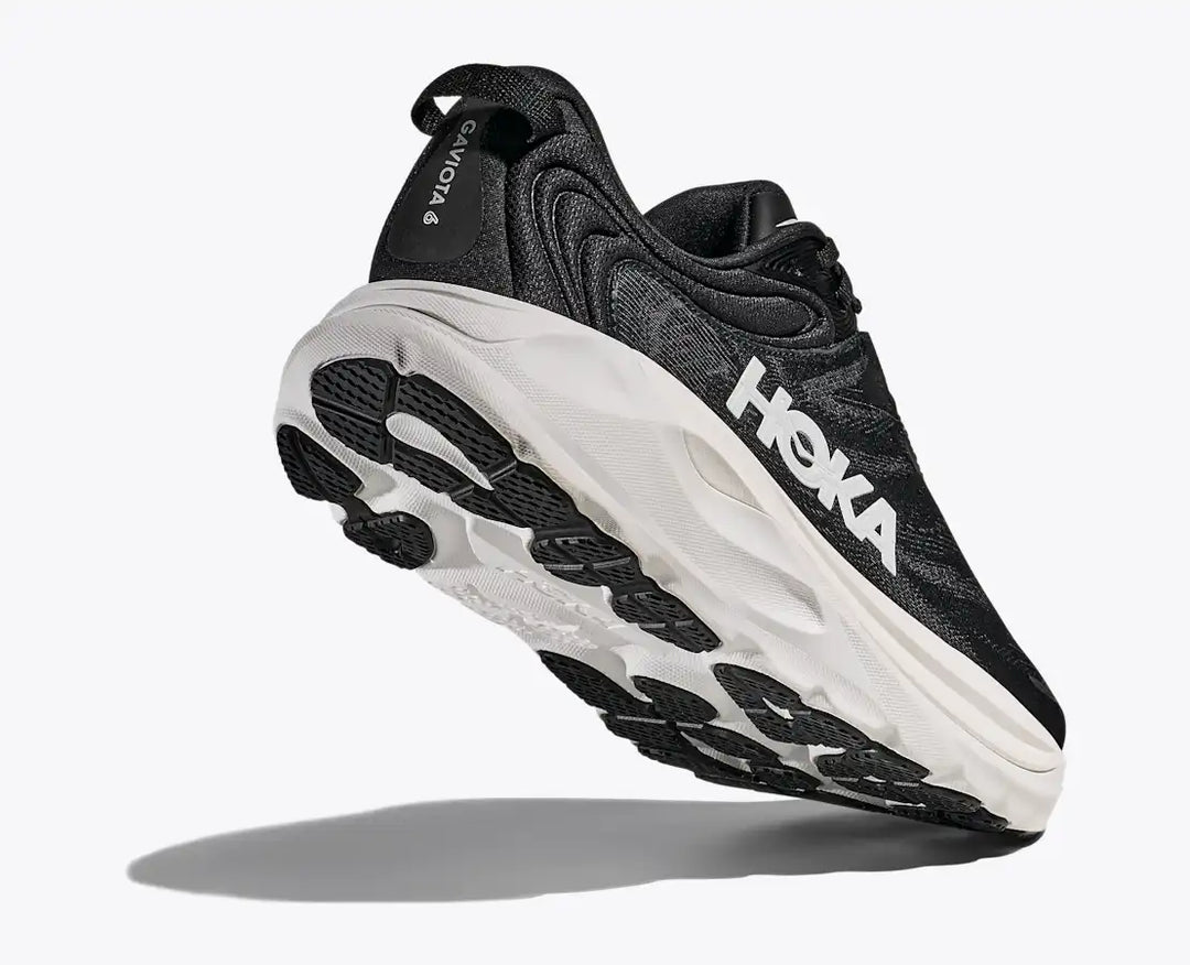 HOKA Gaviota 6 para hombre - NEGRO/BLANCO (Ancho)