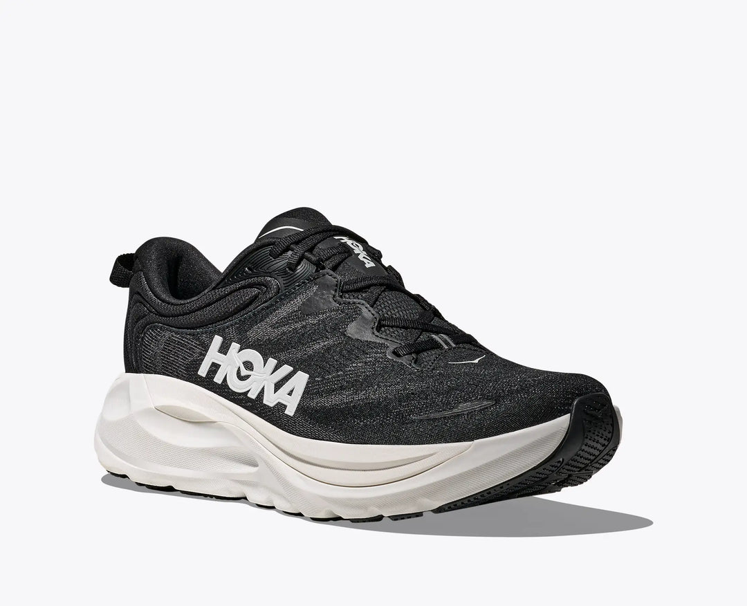 HOKA Gaviota 6 para hombre - NEGRO/BLANCO (Extra ancho)