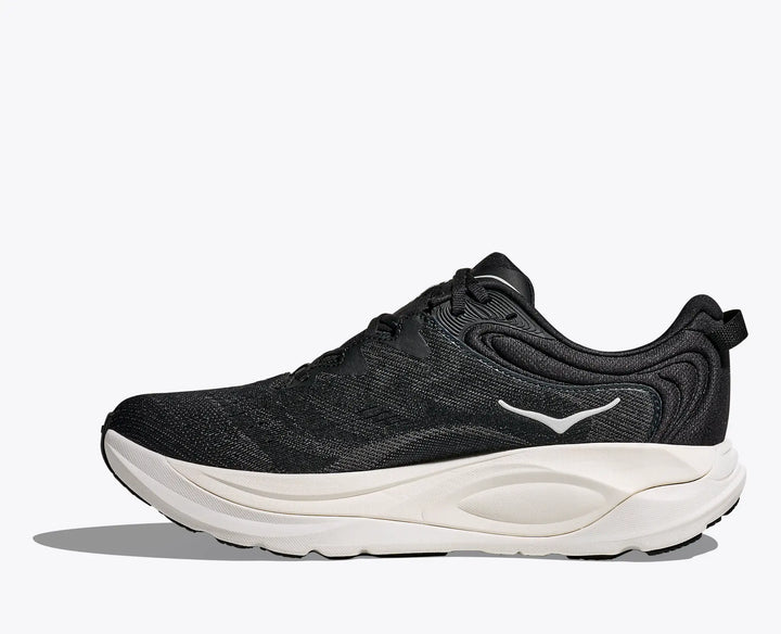 HOKA Gaviota 6 para hombre - NEGRO/BLANCO (Extra ancho)
