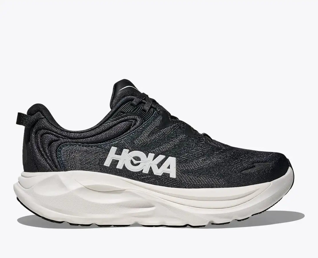 HOKA Gaviota 6 para mujer - NEGRO/BLANCO (Ancho)