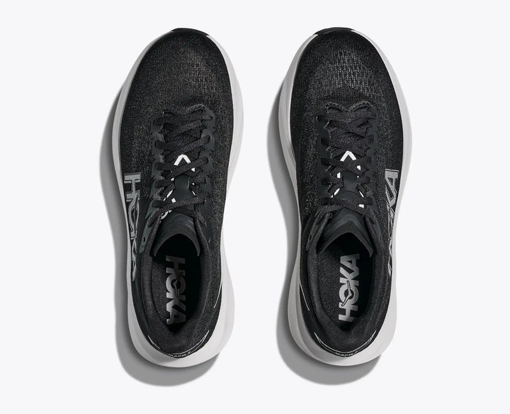 HOKA Mach 7 para mujer - NEGRO/BLANCO (Ancho)