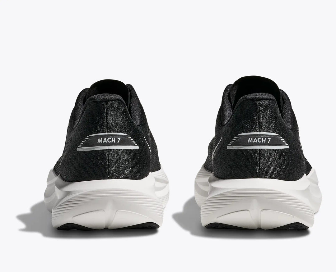 HOKA Mach 7 para mujer - NEGRO/BLANCO (Ancho)