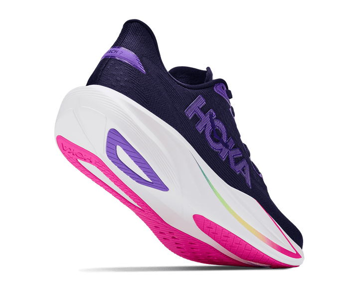 HOKA Women's Mach 7 - CARBON BLACK / COSMIC PURPLE