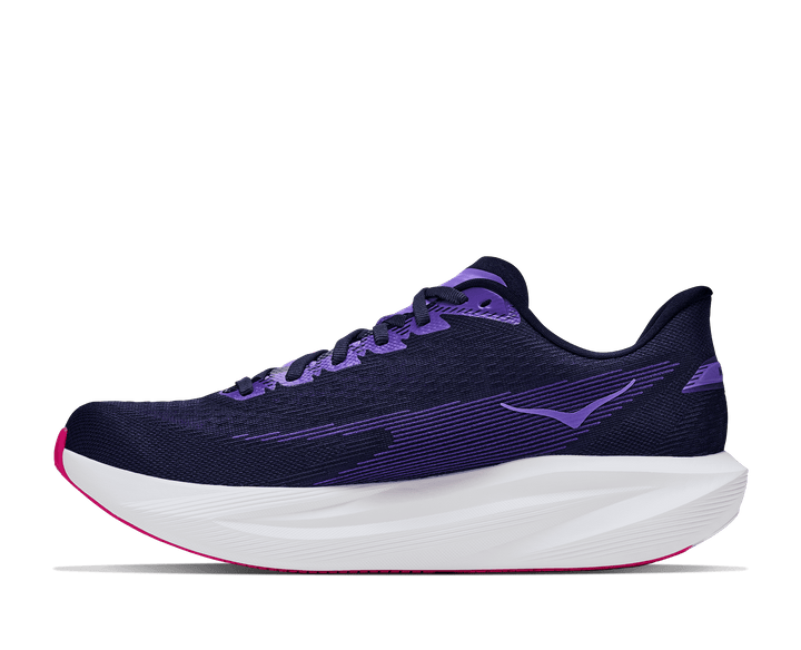 HOKA Women's Mach 7 - CARBON BLACK / COSMIC PURPLE