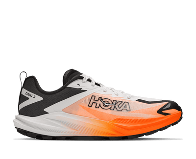 HOKA Men's Zinal 3 - FROST / NEON TANGERINE
