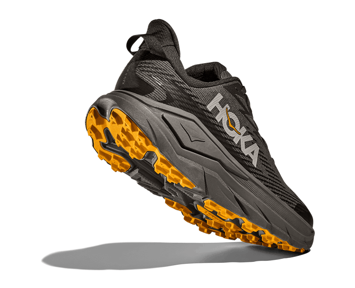 HOKA Men's Challenger 8 GTX - ASPHALT GREY / VARSITY YELLOW