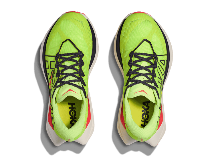 HOKA Women's Rocket X Trail - NEON YUZU / NEON FLAME